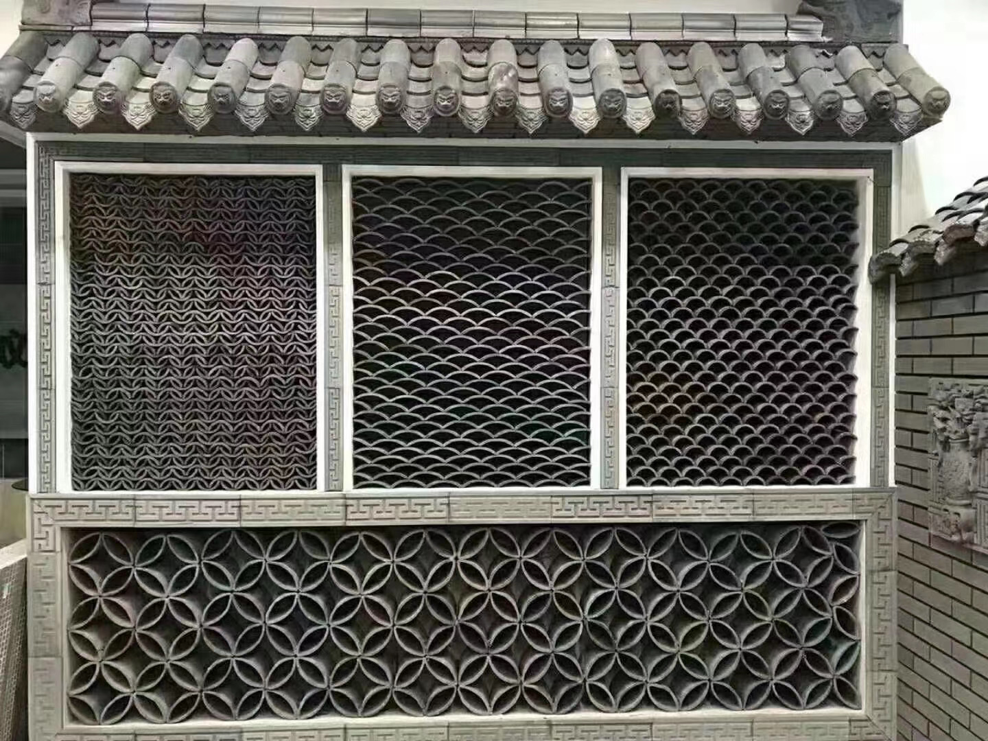 青瓦，小青瓦仿古門頭建筑